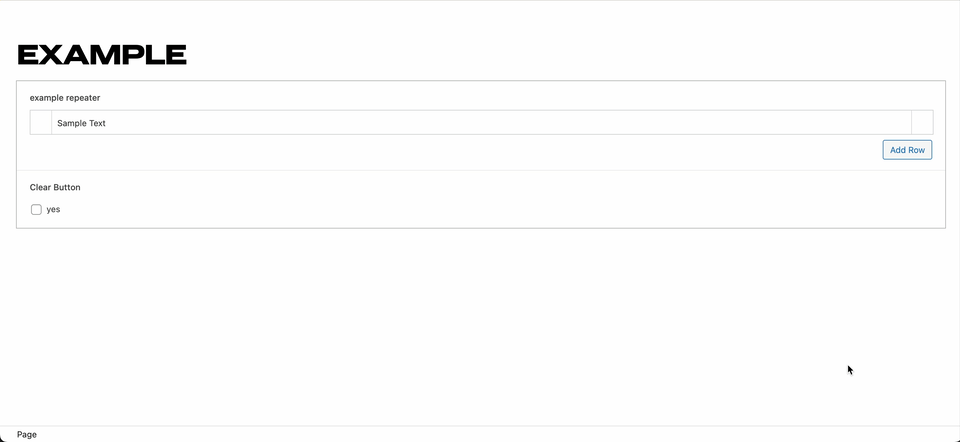 ACF JS Trick: Remove Repeater Rows Dynamically in the Editor 1 Example of the ACF JS usage of remove functionality